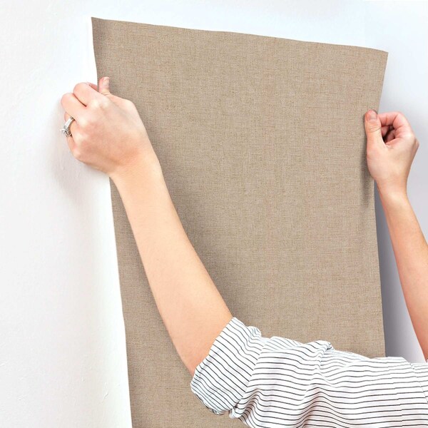 York Wallcoverings Hardy Linen Adirondack Wallpaper - UD2552N