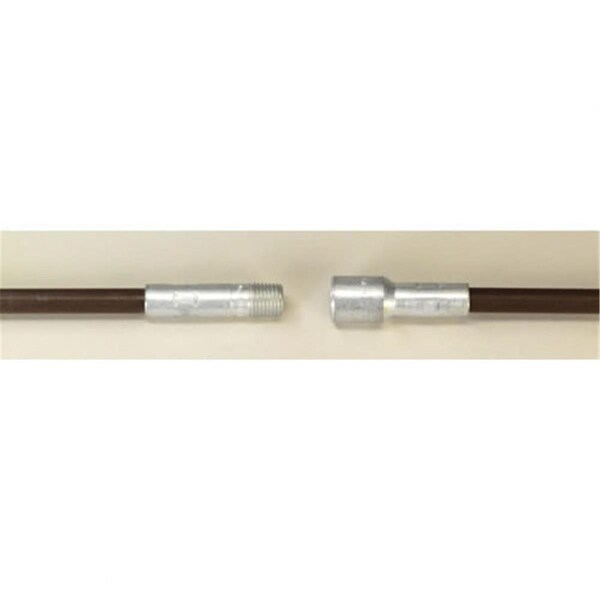 Esteras Tikar 3 ft. x 0.25 in. Light-Duty Fiberglass Chimney Cleaning Rod - Brown, NPT - ES2199347