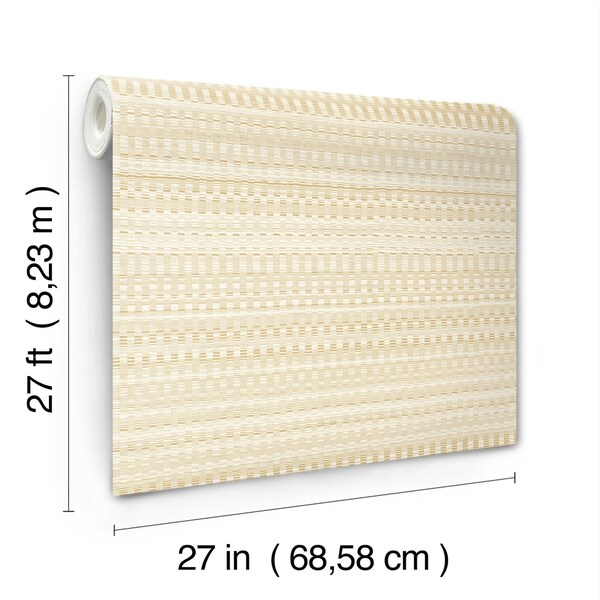 York Wallcoverings Tapestry Stitch Mustard Wallpaper - OI0621
