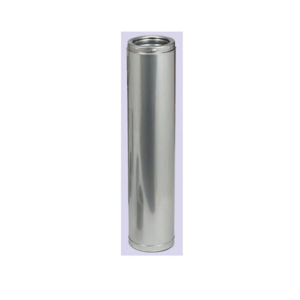 Flowers First JSC7SA3 Supervent Chimney Length - 7 Inch x 36 Inch - 304-alloy Inner Liner - 430-alloy Outer - FL2857980