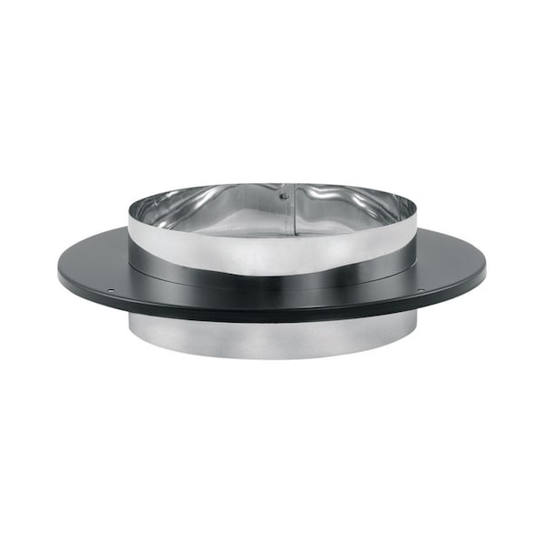 B & K DuraVent DVL 6 in. D Stainless Steel Stove Vent Pipe Adapter - 6DVL-ADC