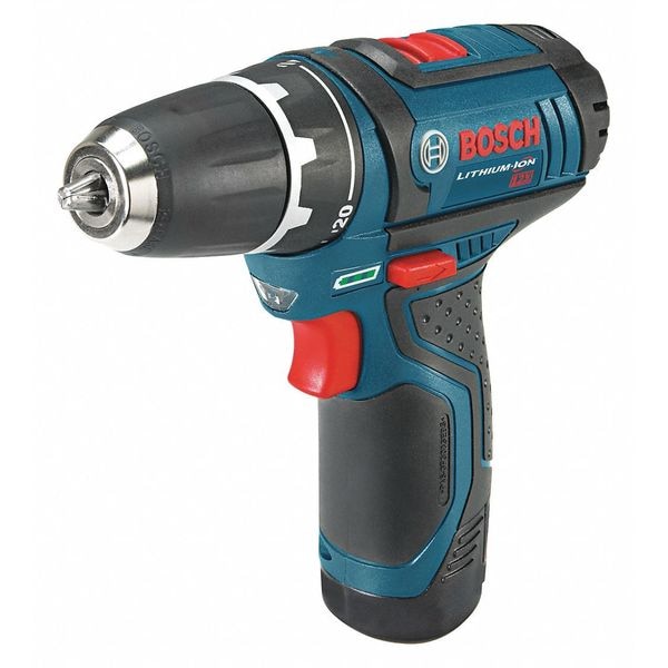 Bosch 12V Max Drill, 3/8 in, 12V DC, Cordless Drill - PS31-2A+BAT415