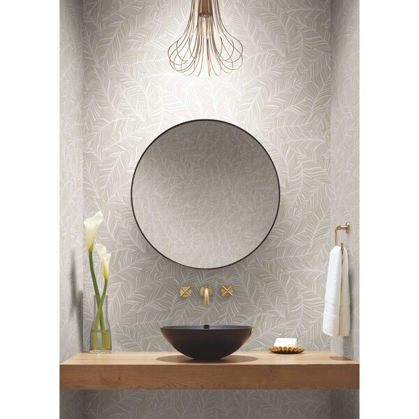 York Wallcoverings Rainforest Canopy Pearl Wallpaper - TC2714
