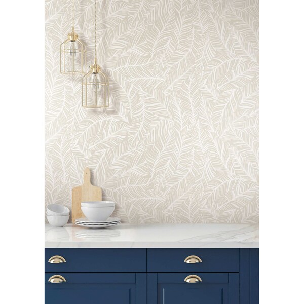 York Wallcoverings Rainforest Canopy Pearl Wallpaper - TC2714