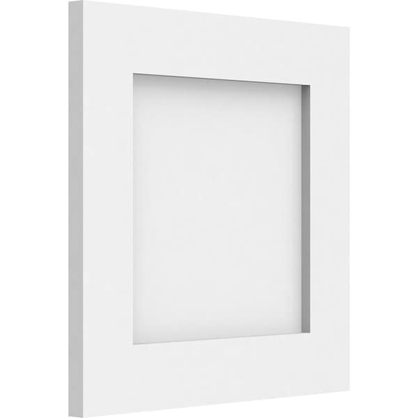 Ekena Millwork Cornell Flat Panel Decorative Wall Panel, 12"W x 12"H x 5/8"P - WALP12X12X062CNL
