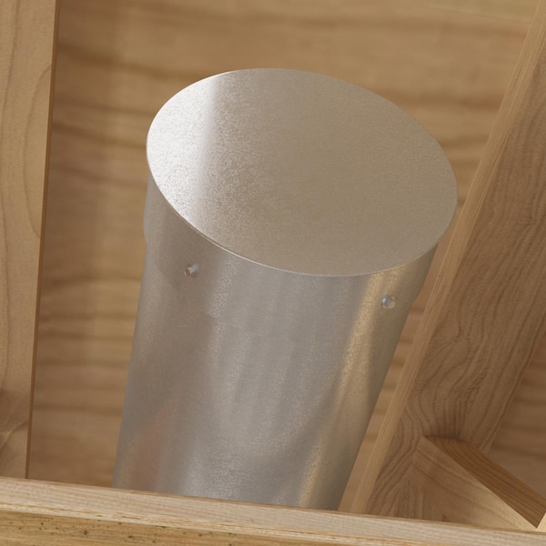 Imperial Mfg Imperial 5 in. D Galvanized Steel Pipe End Cap - GV0723