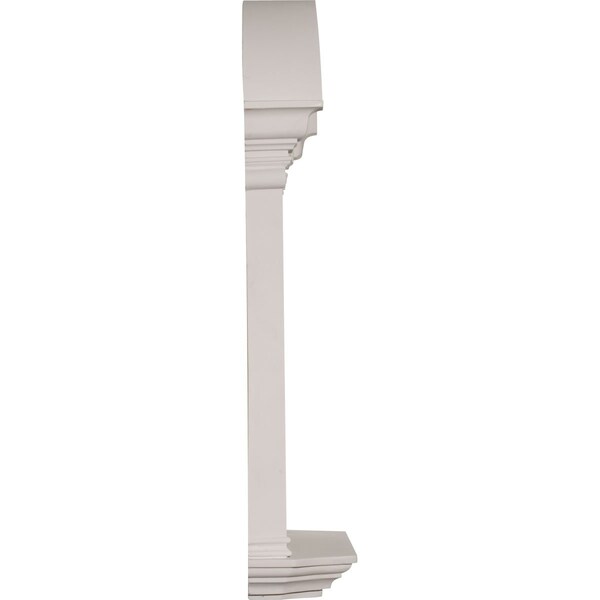 Ekena Millwork 21 1/8"W x 33 3/4"H x 4 1/4"D x 28 1/2"IH Small Waltz Wall Niche, Surface Mount - NCH21X33WA