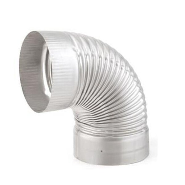 Integra Miltex Selkirk Corporation 4614 6 Inch  Heat-fab 90 Degree Non-adj Elbow  304-alloy - 21655