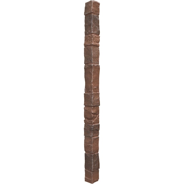 Ekena Millwork Universal Outside Corner for StoneWall Faux Stone Siding Panels - PNUOC03X48YT