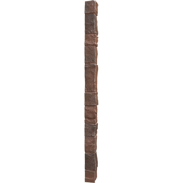 Ekena Millwork Universal Outside Corner for StoneWall Faux Stone Siding Panels - PNUOC03X48YT