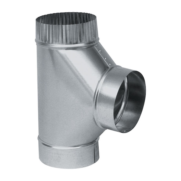 Imperial Mfg Imperial 8 in. X 8 in. X 8 in. Galvanized Steel Furnace Pipe Tee - GV0899