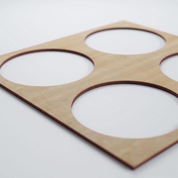 Ekena Millwork Large Wembley Decorative Fretwork Wood Wall Panels, Birch, 23 3/8"W x 23 3/8"H x 3/8"T - WALW24X24X0375WEMBI
