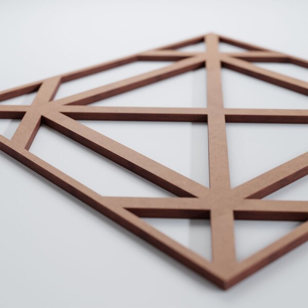 Ekena Millwork Medium Buxton Decorative Fretwork Wood Wall Panels, Wood (Paint Grade), 15 3/8"W x 15 3/8"H x 3/8"T - WALW16X16X0375BUXMF
