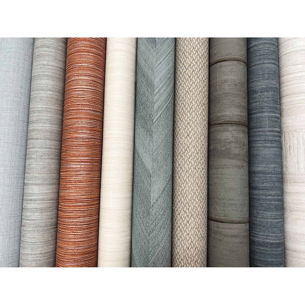 York Wallcoverings Tasar Silk White Wallpaper - ND3068N