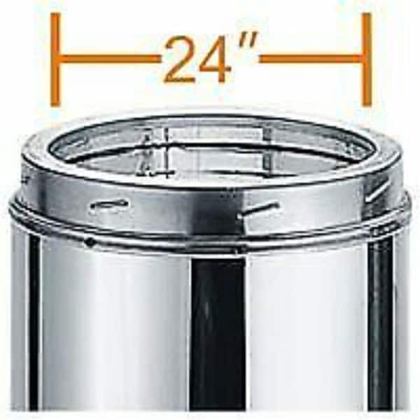 Majestic Pet Majestic SL324 24 in. Chimney Vent Pipe Section - SL324