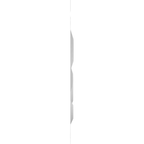 Ekena Millwork Cole EnduraWall Decorative 3D Wall Panel, White, 19 5/8"W x 19 5/8"H - WP20X20COWH