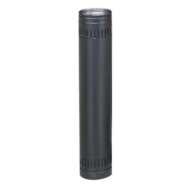 Perfectpillows Lennox Hearth Products 6DL6 6 Inch x 6 Inch Security Double-Wall Black Stovepipe - PE2547645