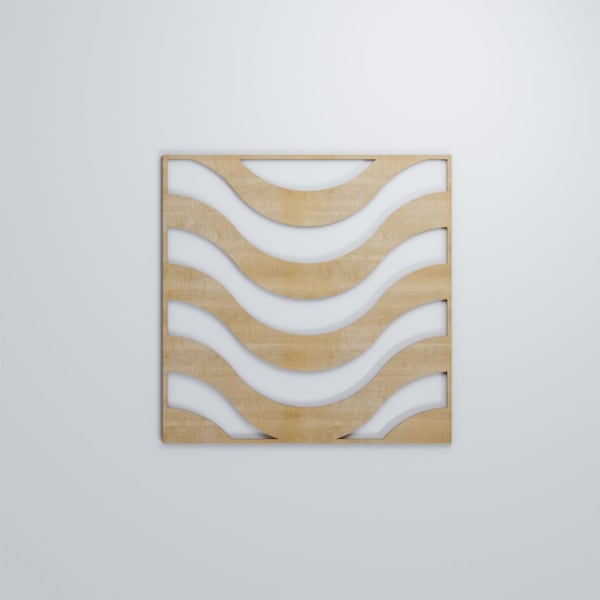 Ekena Millwork Large Parker Decorative Fretwork Wood Wall Panels, Birch, 23 3/8"W x 23 3/8"H x 3/8"T - WALW24X24X0375PKRBI