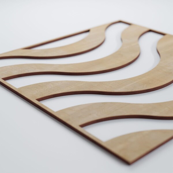 Ekena Millwork Large Parker Decorative Fretwork Wood Wall Panels, Birch, 23 3/8"W x 23 3/8"H x 3/8"T - WALW24X24X0375PKRBI