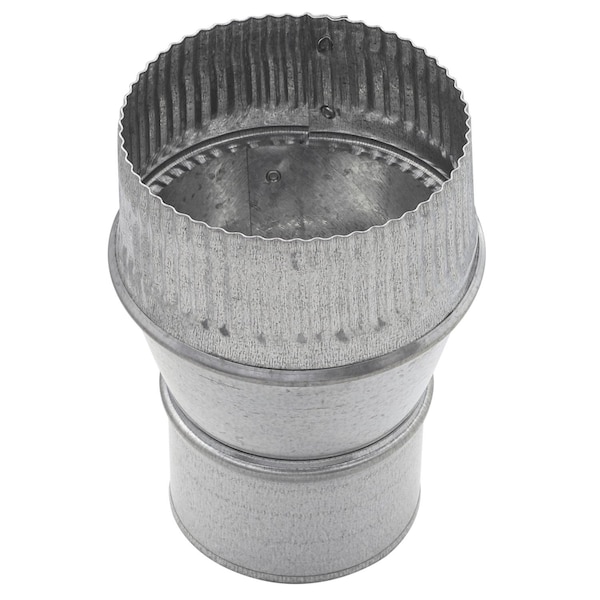 Imperial Mfg Imperial 3 in. D X 4 in. D Galvanized Steel Furnace Pipe Increaser - GV1418