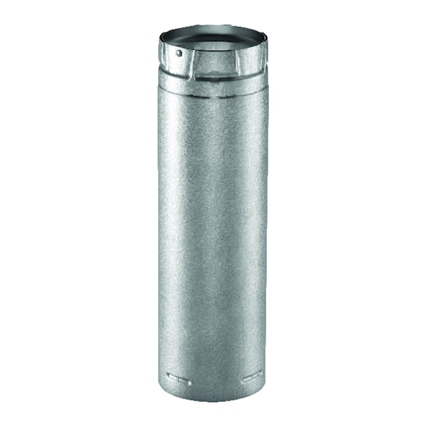 B & K DuraVent PelletVent 4 in. D X 36 in. L Galvanized Steel Double Wall Stove Pipe - 4PVL-36R