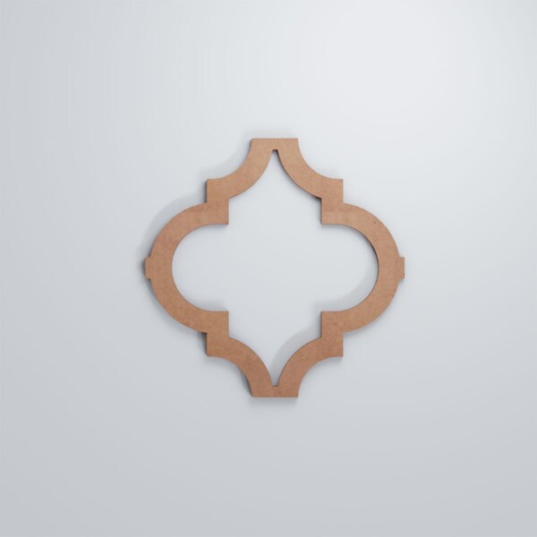 Ekena Millwork Small Marrakesh Decorative Fretwork Wood Wall Panels, Wood (Paint Grde), 11 3/8"W x 11 3/8"H x 3/8"T - WALW12X12X0375MRKMF