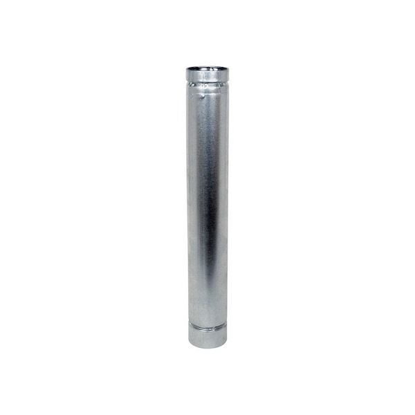 Selkirk Stove Pipe 4in D X 36in L Stainless Steel Silver - 244036