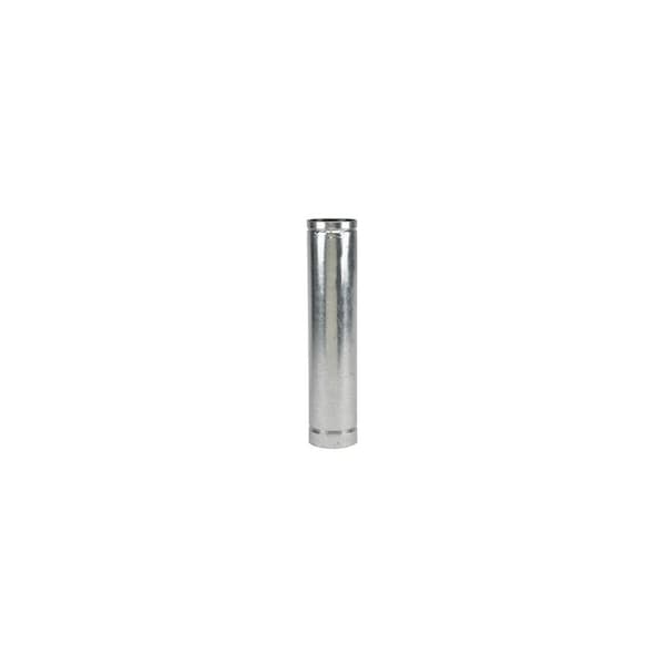 Selkirk Stove Pipe 4in D X 36in L Stainless Steel Silver - 244036