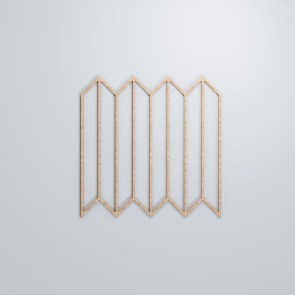 Ekena Millwork Large Conroe Decorative Fretwork Wood Wall Panels, Alder, 23 3/8"W x 23 3/8"H x 3/8"T - WALW24X24X0375CREAL