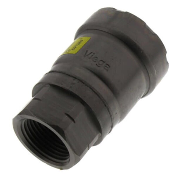 Escenografia 1 x 0.75 in. Steel Adapter with MegaPressG, P x FPT Fitting, Black - ES3453960