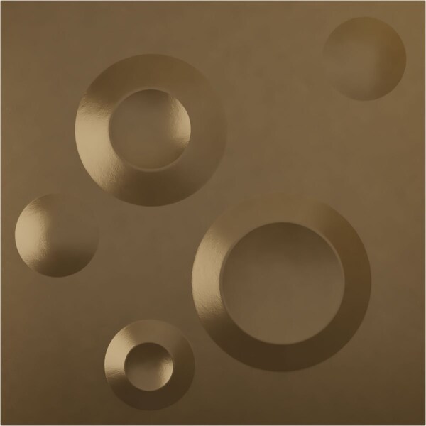 Ekena Millwork 11 7/8in. W x 11 7/8in. H Cole EnduraWall Decorative 3D Wall Panel Covers 0.98 Sq. Ft. - WP12X12COCCB