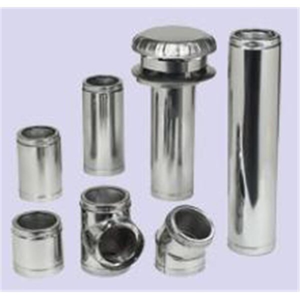 Ricki&Aposs Rugs ST+ Secure Temp Roof Support Galvalume Fits All Diameters 7in. Inside Diameter - RI2847745
