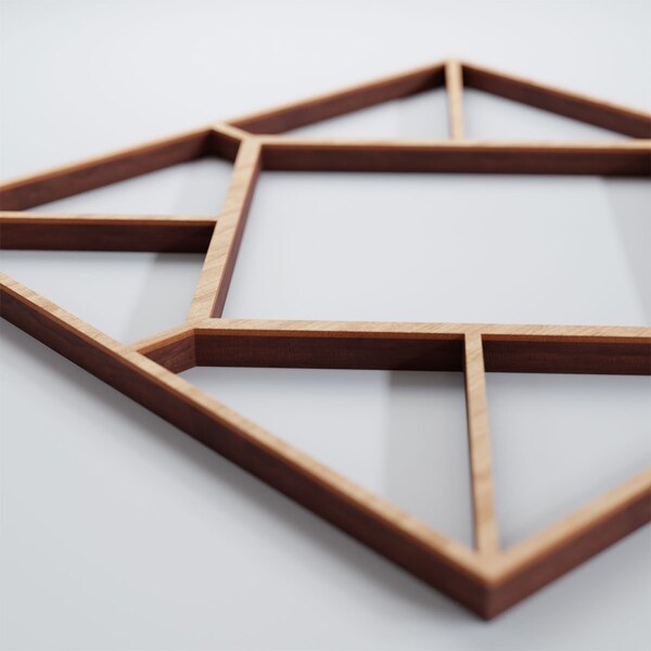 Ekena Millwork Extra Small Hudson Decorative Fretwork Wood Wall Panels, Alder, 7 3/8"W x 7 3/8"H x 3/8"T - WALW08X08X0375HSNAL