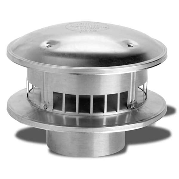Selkirk Metalbestos 3in. Bird Proof Round Top, 6PK - 3RV-RT