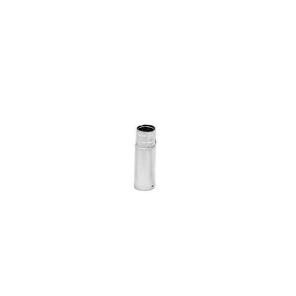 Integra Miltex M & G Duravent 3PVP-12A 3 Inch  x 12 Inch  Pelletvent Pro Pipe  Galvalume Outer And 304-alloy Inner Walls  Adjusts 4 Inch -10 Inch - 25352