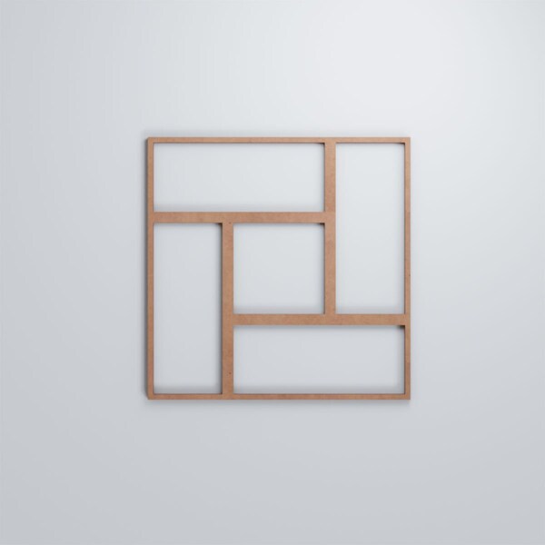 Ekena Millwork Medium Sheffield Decorative Fretwork Wood Wall Panels, Wood, 15 3/8"W x 15 3/8"H x 3/8"T - WALW16X16X0375SHFMF