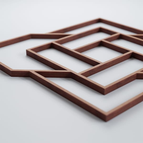 Ekena Millwork Small Loveland Decorative Fretwork Wood Wall Panels, Wood (Paint Grade), 11 3/8"W x 11 3/8"H x 3/8"T - WALW12X12X0375LLDMF