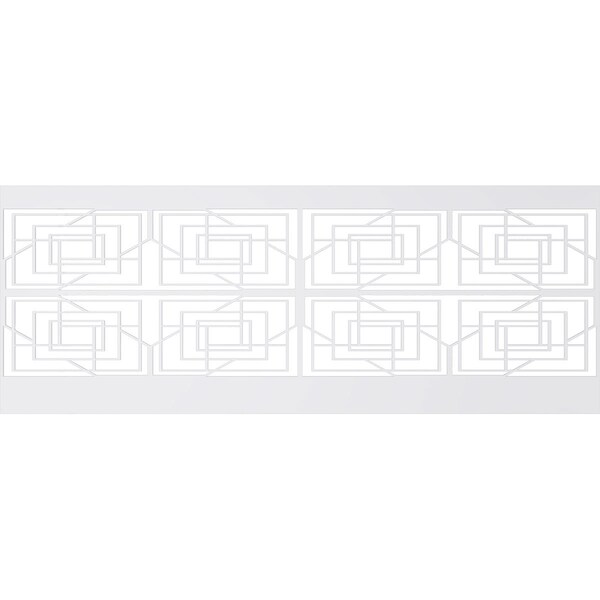 Ekena Millwork 36"H x 94 1/2"W Norwood PVC Wainscot Paneling Kit - WPK36X94NWD