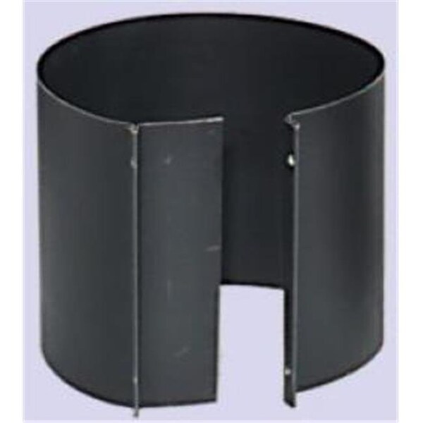 Integra Miltex Gray Metal Products  Inc. 6-616 6 Inch  24-ga Snap-Lock Black Stovepipe Draw Band Connector  8 Inch h - 73698