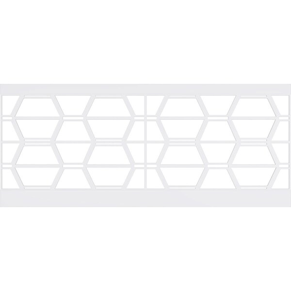 Ekena Millwork 40"H x 94 1/2"W Greeley PVC Wainscot Paneling Kit - WPK40X94GLY