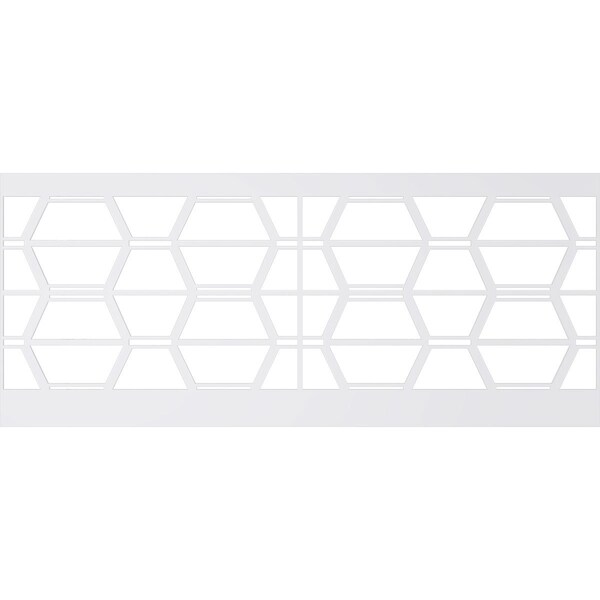 Ekena Millwork 40"H x 94 1/2"W Greeley PVC Wainscot Paneling Kit - WPK40X94GLY