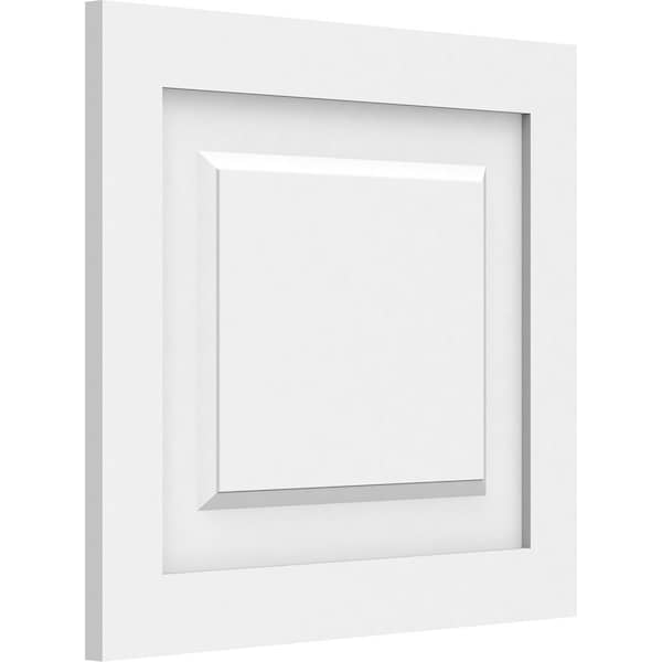 Ekena Millwork Harrison Raised Panel Decorative Wall Panel, 18"W x 16"H x 5/8"P - WALP18X16X062HAR