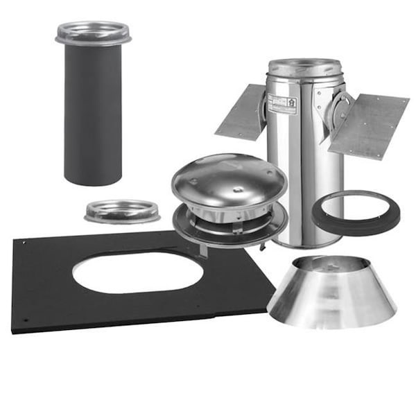 Integra Miltex Selkirk Corporation 6T-PCK 6 Inch  Ultra-Temp Pitched Ceiling Support Kit  Stainless - 77925