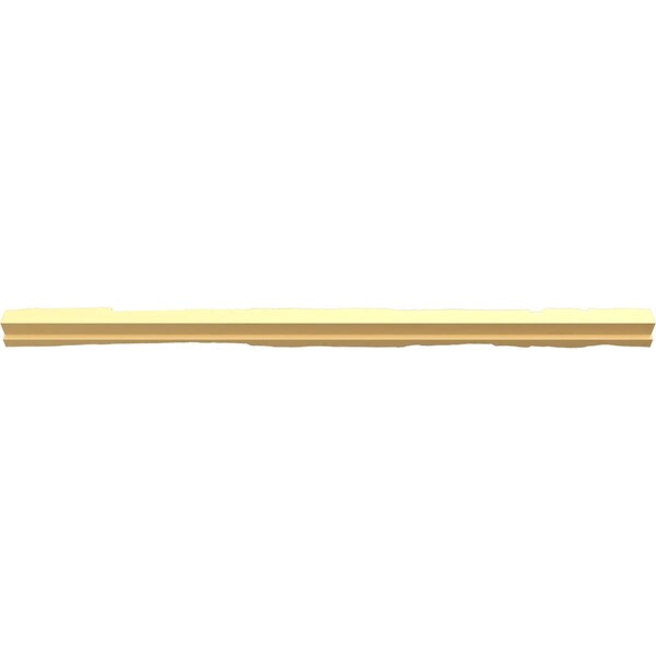 Ekena Millwork Universal Trim Sill for StoneWall Faux Stone Siding Panels - PNUTS02X48PO