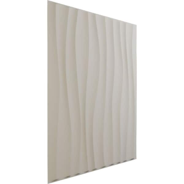 Ekena Millwork 19 5/8in. W x 19 5/8in. H Shoreline EnduraWall Decorative 3D Wall Panel Covers 2.67 Sq. Ft. - WP20X20SOGBW