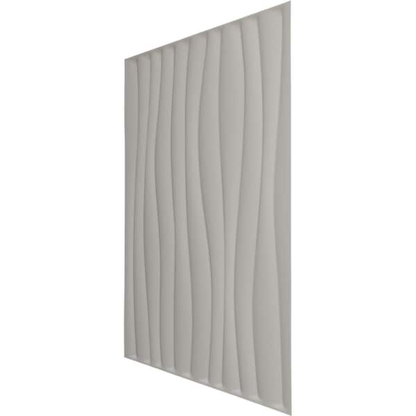 Ekena Millwork 19 5/8in. W x 19 5/8in. H Shoreline EnduraWall Decorative 3D Wall Panel Covers 2.67 Sq. Ft. - WP20X20SOGBW