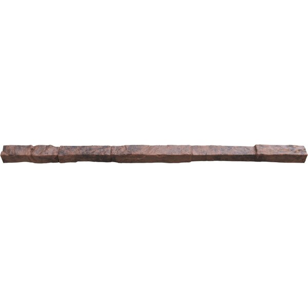 Ekena Millwork 48"W x 2"D x 2"H Universal Trim Sill for StoneWall Faux Stone Siding Panels, Canyon Brown - PNUTS02X48CB