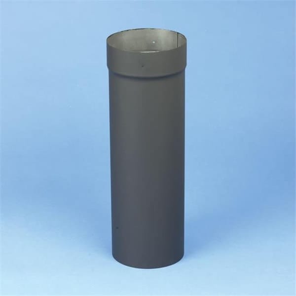 Integra Miltex Selkirk Corporation 2624B 6 Inch  x 18 Inch  Heat-fab 22-ga Welded Black Stovepipe Slip Connector Adjusts 4 Inch  To 16 Inch - 21170