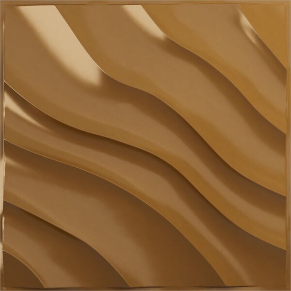 Ekena Millwork 19 5/8in. W x 19 5/8in. H Modern Wave EnduraWall Decorative 3D Wall Panel Covers 2.67 Sq. Ft. - WP20X20MWDVG