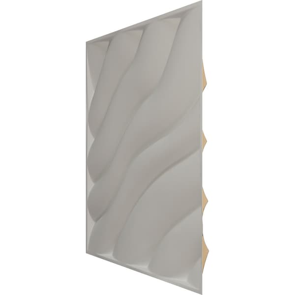 Ekena Millwork 19 5/8in. W x 19 5/8in. H Modern Wave EnduraWall Decorative 3D Wall Panel Covers 2.67 Sq. Ft. - WP20X20MWDVG